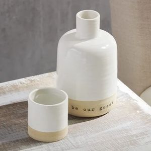 Mud Pie Stoneware, Bedside Carafe